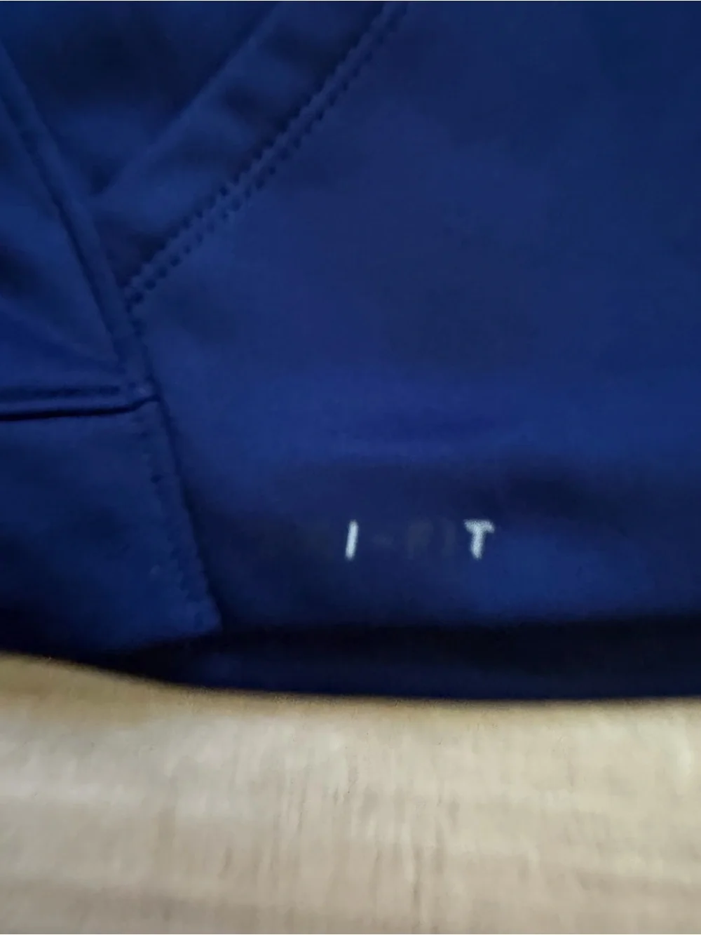 Baby Nike Navy Pullover Hoodie with Silver Swoosh